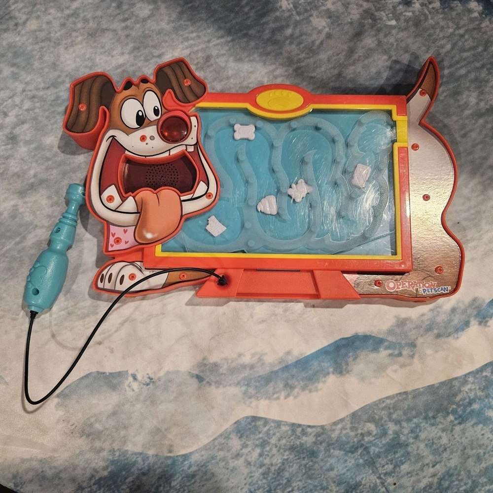Operation Pet Scan Game Working Lights Sounds‎ Complete 5 Bones Hasbro